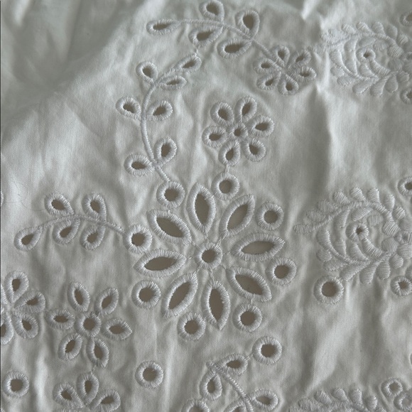 Rabanne H&M White Lace Detail Blouse - Picture 3 of 8